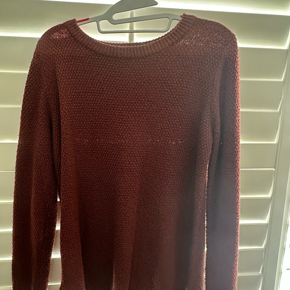 Rust Knit Sweater